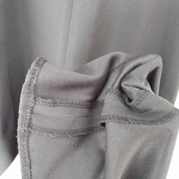 Amish Mennonite Cape Dress 38"B 30"W Handmade Modest Dark Green Fishtail Bottom - Picture 8 of 14